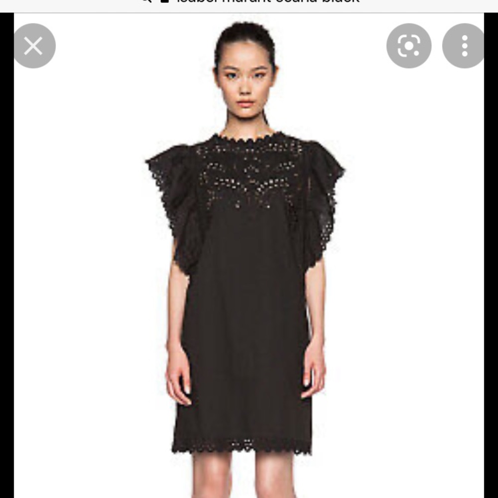 Isabel Marant Etoile scarla dress in black size 36